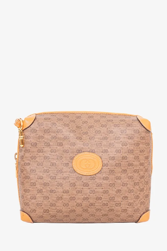 Gucci Beige 70s GG Canvas Shoulder Bag