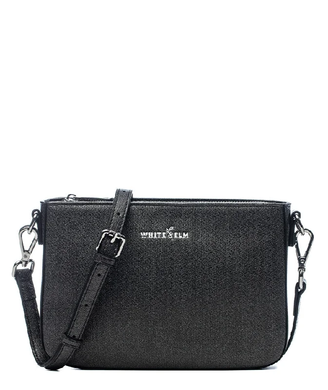 Ara Convertible Crossbody Clutch - Black Sparkle