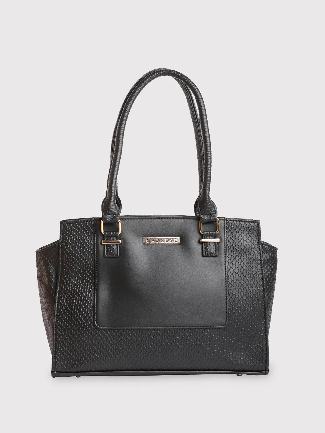 Caprese Fiona Tote Medium Office Handbag Black