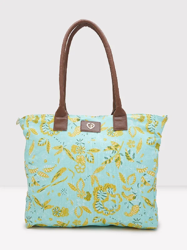 Caprese Hazel Tote Large Aqua