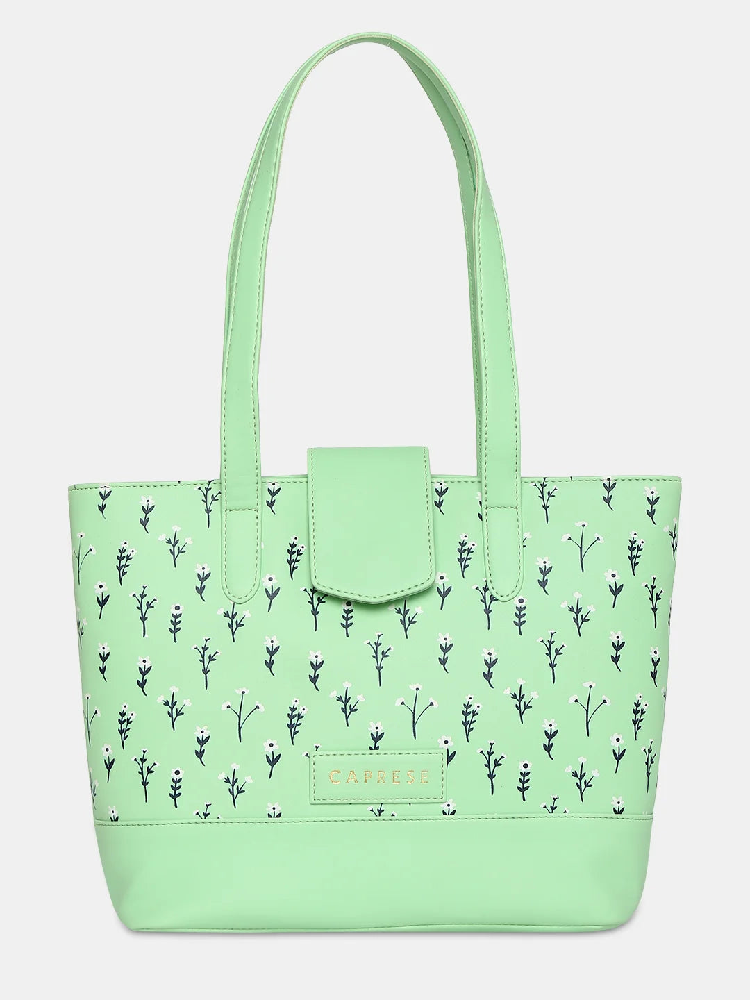 Caprese Pensa Tote Small Green Ash