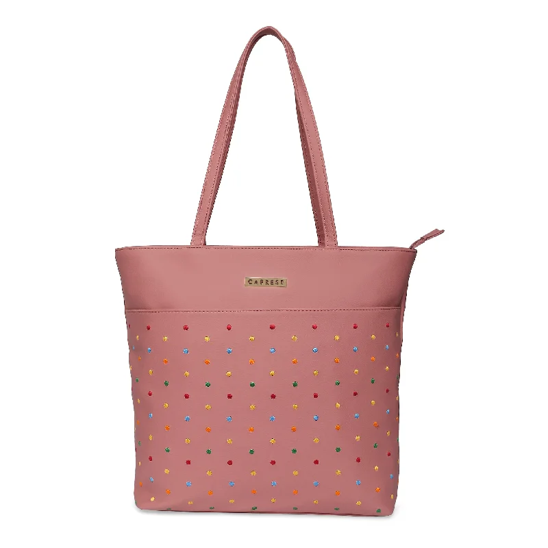 Caprese Popsicle Tote Large Dusty Rose