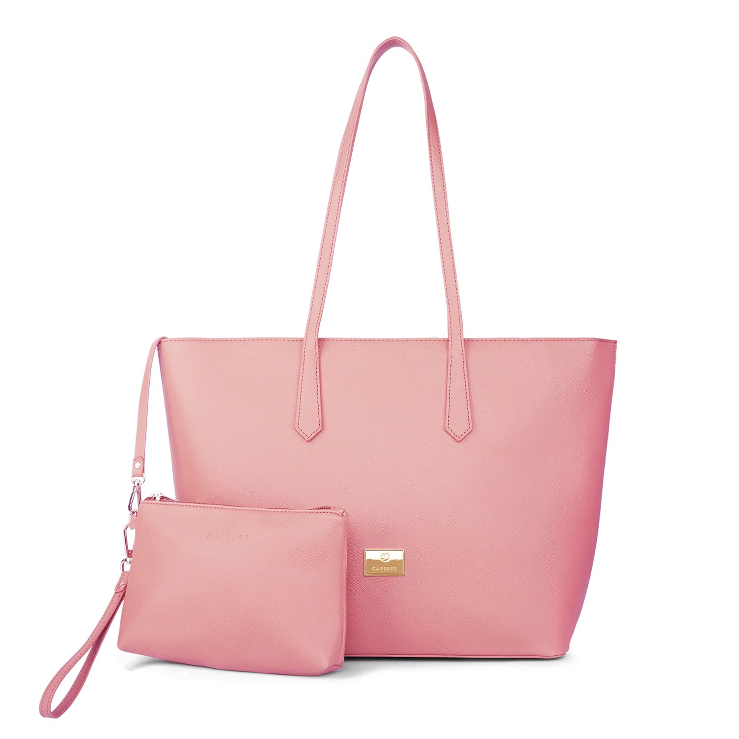 Caprese Sabeena Laptop Tote Large Pink