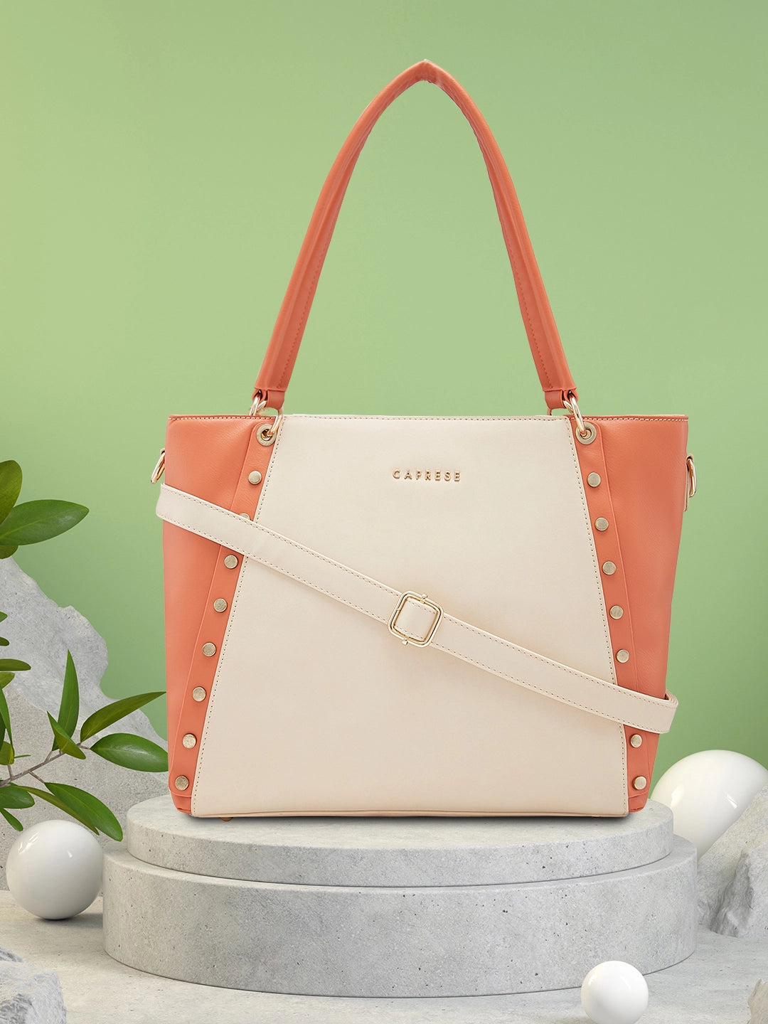 Caprese Shelby Laptop Tote Large Beige