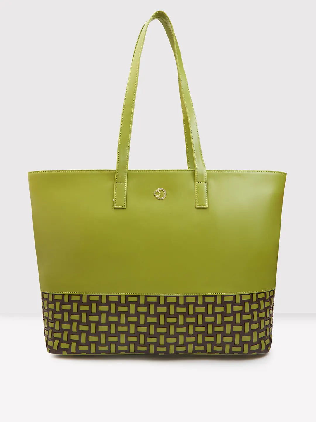 Caprese Zeta Laptop Tote Large Olive