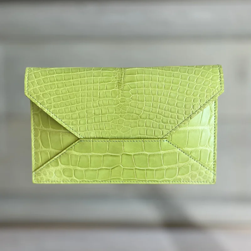 Chartreuse Matte Alligator