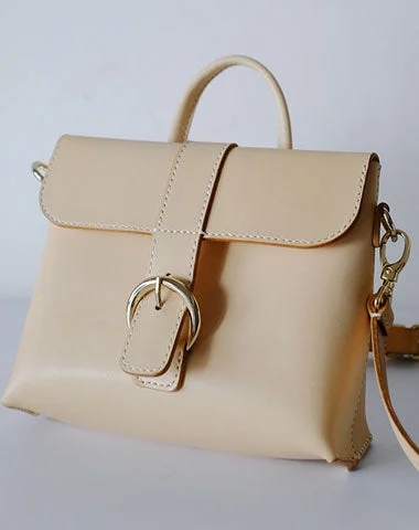 Fashion Leather Beige Womens Handbag Shoulder Bag Crossbody Purse for Women