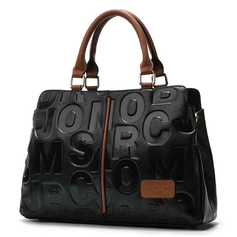 Classic Charm: Genuine Leather Tote for Women's Luxury Fashion