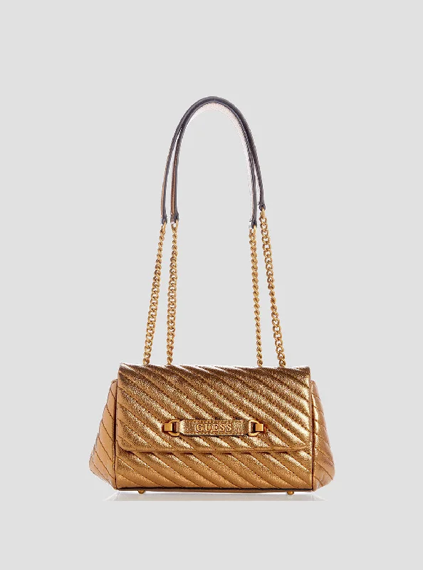 Gold Sela Crossbody Bag