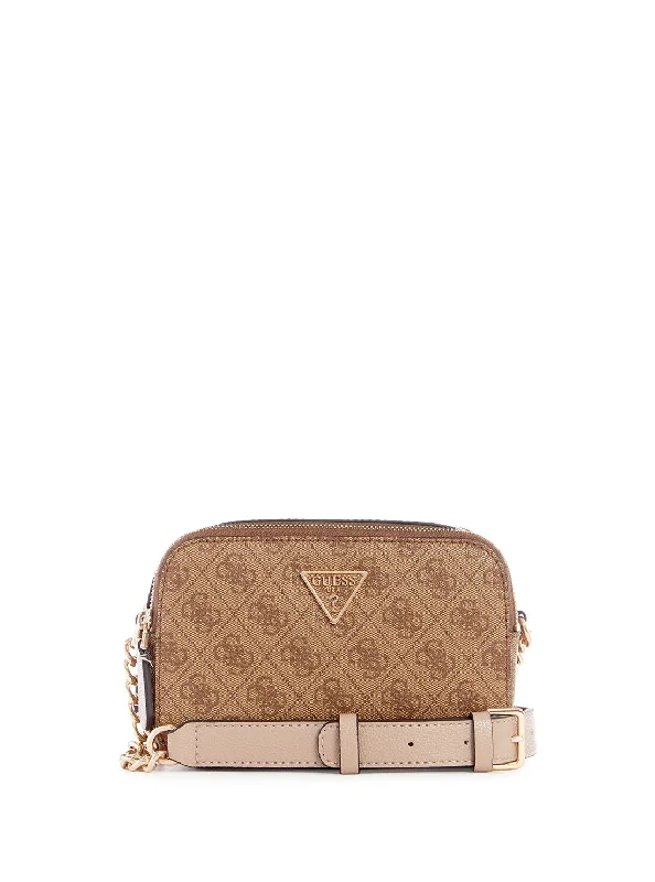 Latte Logo Noelle Crossbody Camera Bag