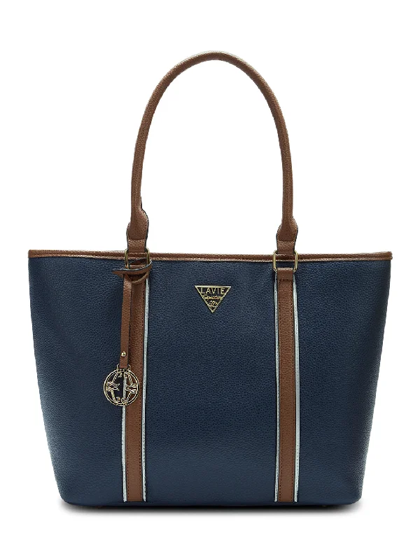 Lavie Signature Las Vegas Large Navy Womens Tote Bag