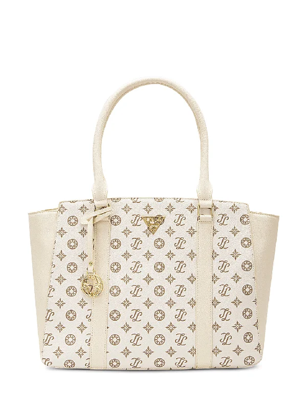 Lavie Signature Montana Large Off White Womens Tote Bag