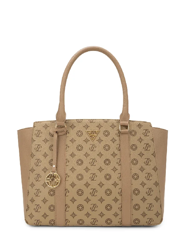 Lavie Signature Montana Large Taupe Womens Tote Bag