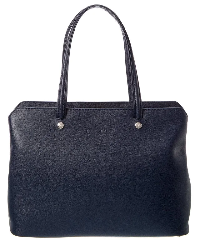 Longchamp Le Foulonne Leather Tote