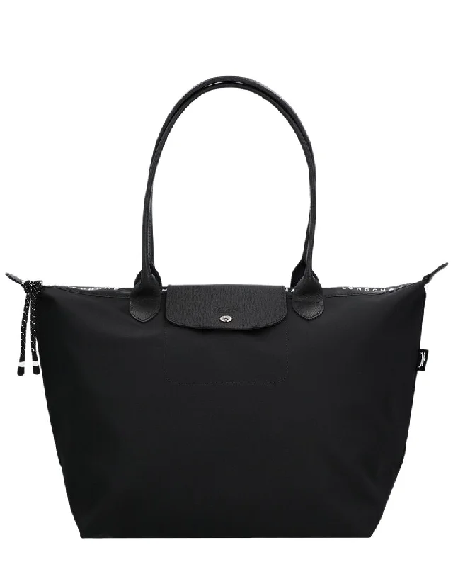 Longchamp Le Pliage Energy Large Canvas & Leather Tote