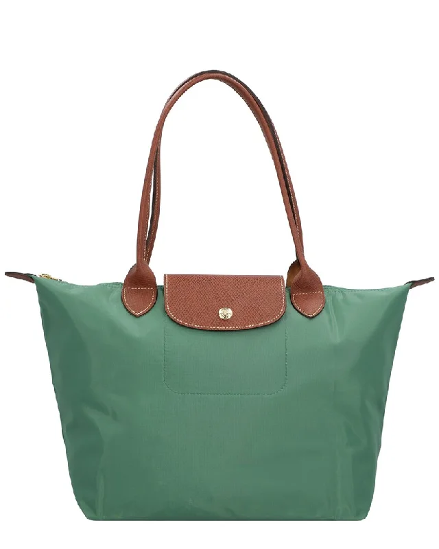 Longchamp Le Pliage Original Medium Canvas & Leather Tote