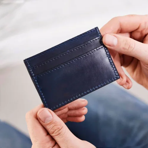 Mens Leather Credit Card Holder