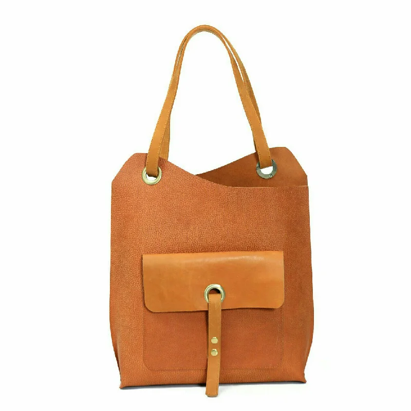 NINA TOTE: BROWN