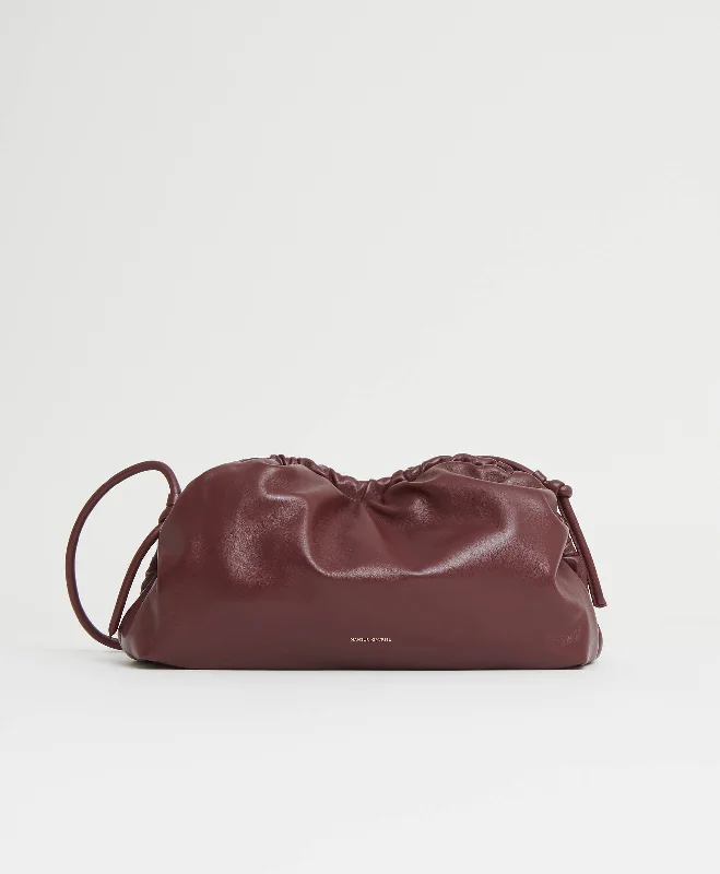 Oversized Cloud Clutch - Pomegranate