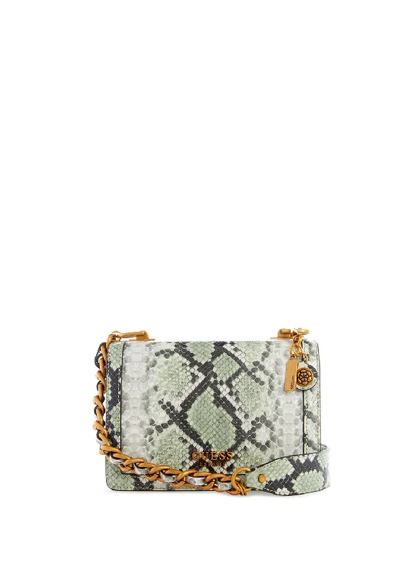 Sage Python Abey Crossbody Bag