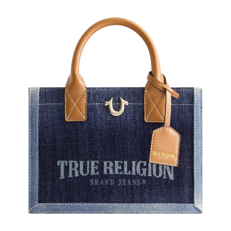 True Religion Modern Edge Denim Tote