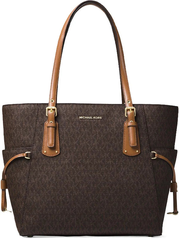 Voyager Womens Signature Logo Tote Handbag