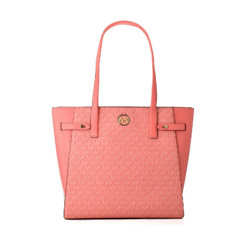 Michael Kors 35S2GNMT3B-GRAPFRUT Pink Leather Tote Bag