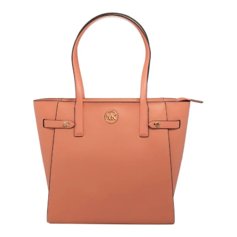 Michael Kors Leather Tote Bag Sherbert Pink