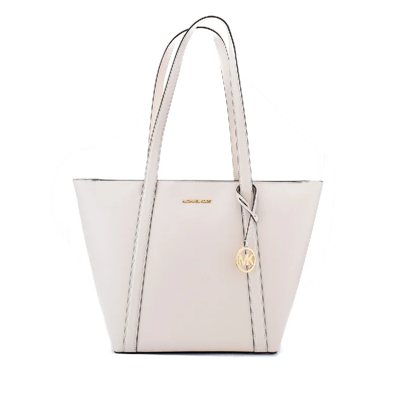 Michael Kors PRATT Cream White Tote Shoulder Bag