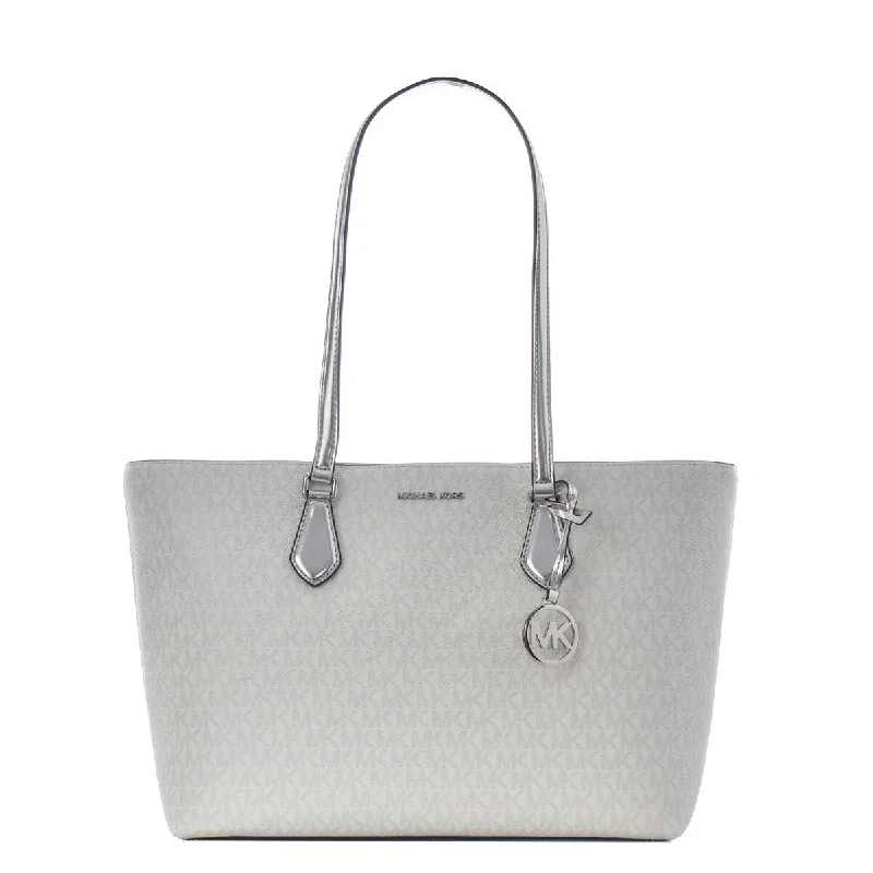 Michael Kors Sheila Tote Shoulder Bag Grey